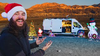 Cozy Vanlife Christmas in the Desert I Vlogmas Part 1
