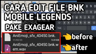 Download Lagu CARA EDIT BNK MOBILE LEGENDS JADI WEM \u0026 WAV MP3