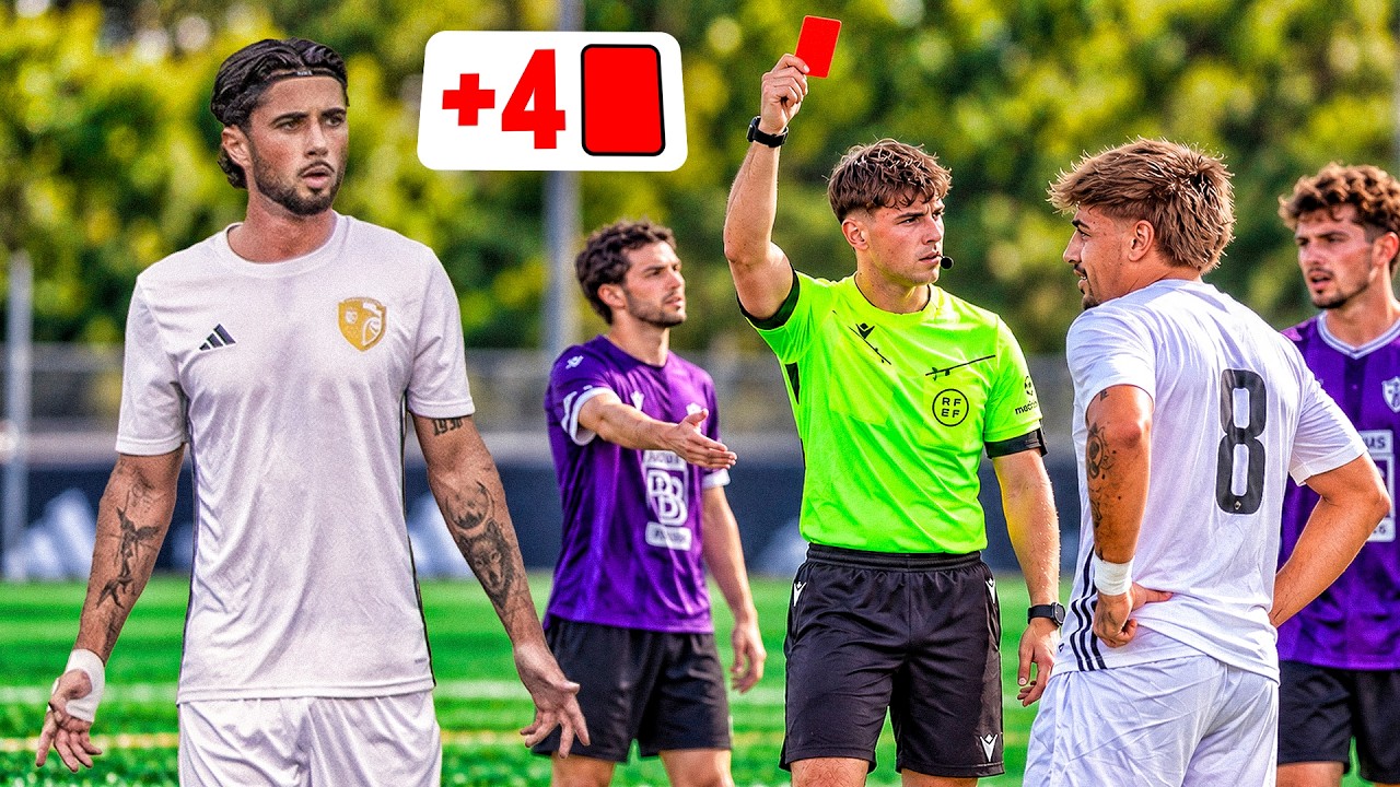 ¡4 TARJETAS ROJAS! El partido MÁS CALIENTE de la temporada