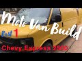 Moto Van Build Part 1