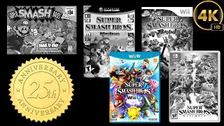 Super Smash Bros • 25th Anniversary • 4K • Super Smash Bros for Wii U