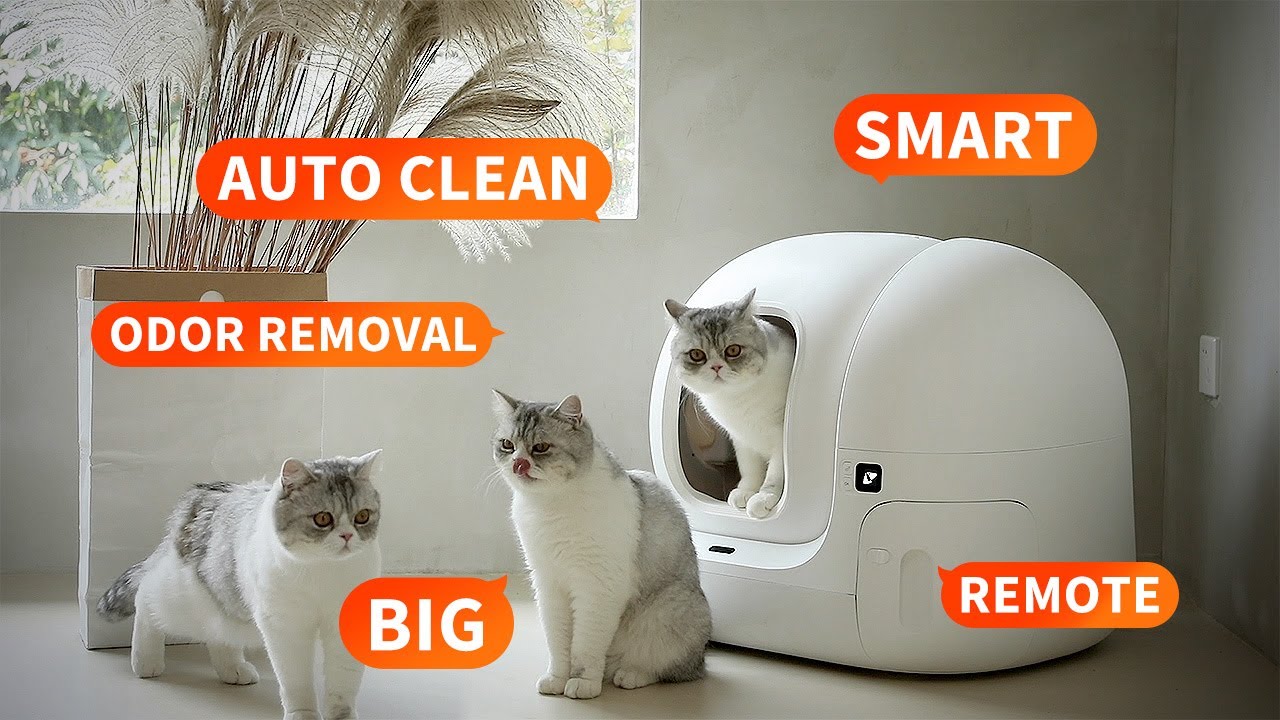 PETKIT Self Cleaning Cat Litter Box Pura Max, Newest Version Automatic Cats  Litter Box APP Remote Control with Large Space