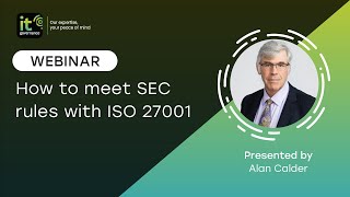 How to meet SEC rules with ISO 27001