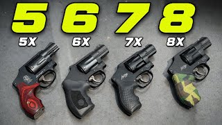 5,6,7,8 Shot CCW J-Frame Revolvers