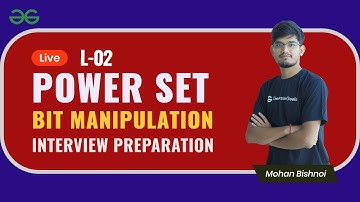 L2  | Power Set  | Bit Manipulation | Interview Preparation | Mohan Bishnoi   City Coder
