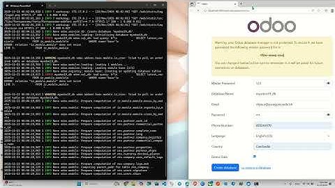 Install Odoo on your  Docker