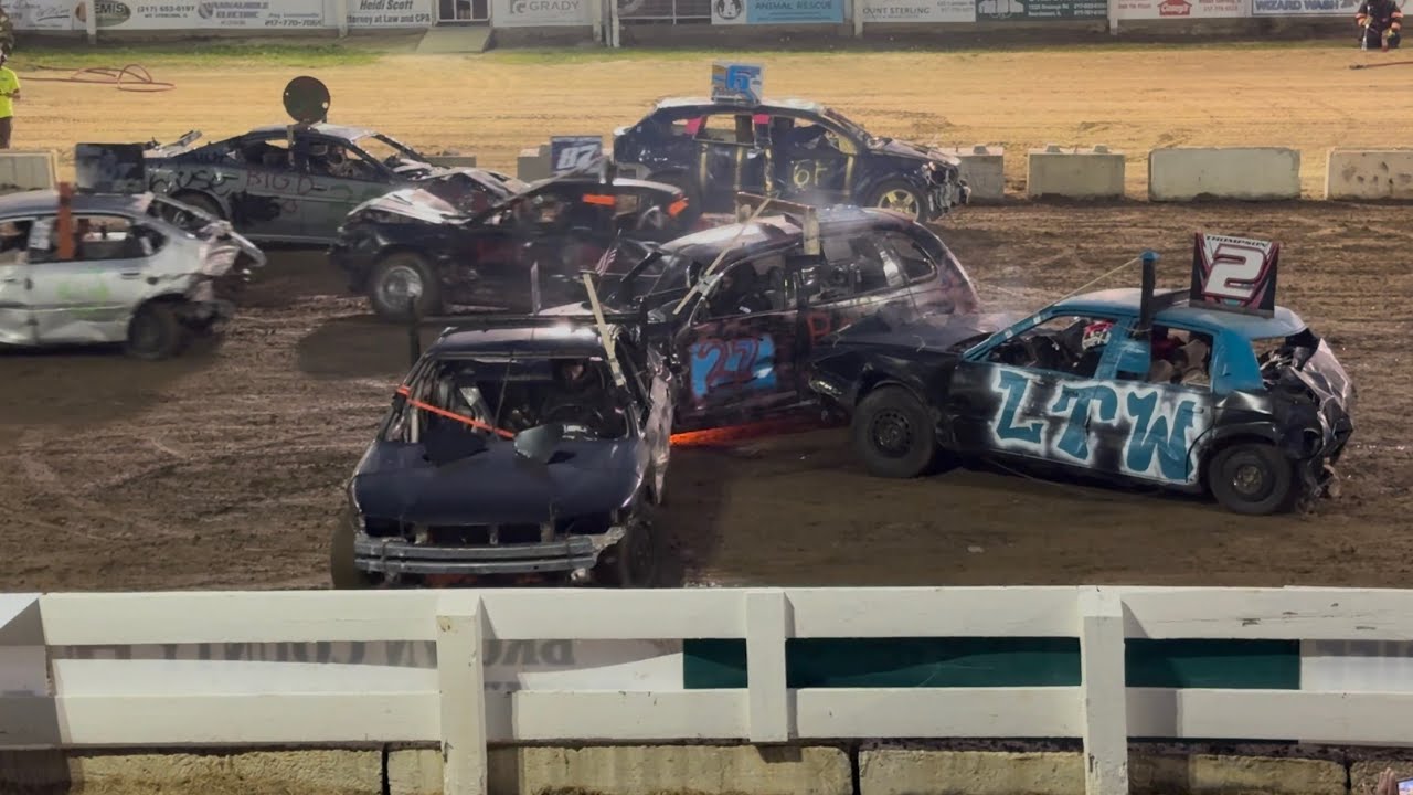 8-2-25 Brown County Fair Demo Derby Gut N Go