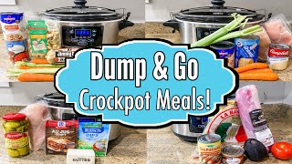 6 Cheap \& Fancy Slow Cooker Dinners | The MOST TASTY Dump \& GO Easy Crockpot Recipes | Julia Pacheco