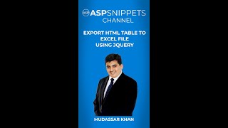 Export HTML Table to Excel file using jQuery