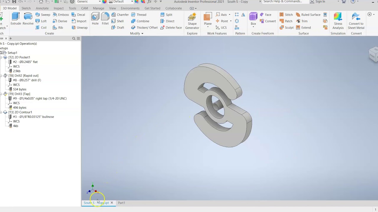 Fidget Spinner CAD to Cam under Six minutes - YouTube