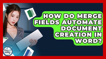 How Do Merge Fields Automate Document Creation In Word? - Docs and Sheets Pro