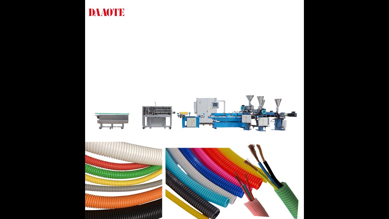 5mm Electric/Wire/conduit HDPE/PP/PA/PVC single/layer/wall double colors corrugated pipe/hose line