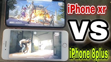 PUBG Mobile Speed Test || iPhone 8plus VS iPhone xr #bgmi #pubgmobile