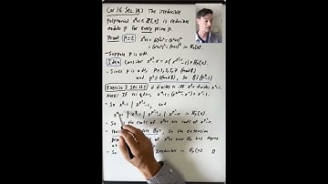 Galois Theory of Finite Fields: Some Applications (Algebra 3: Lecture 22 Video 2)