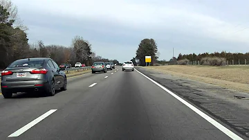 Interstate 95 - North Carolina (Exits 58 to 65) northbound