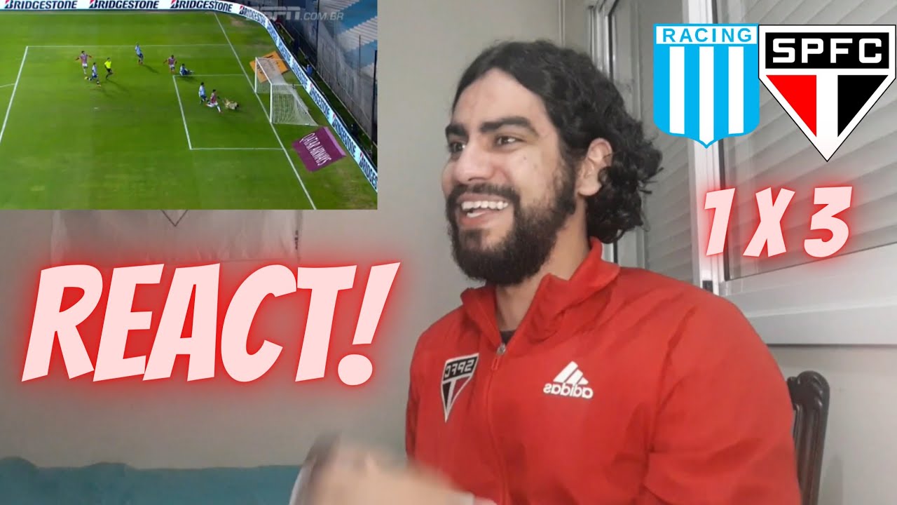 REACT | RACING 1 X 3 SPFC | SHOW DO TRICOLOR | RESPEITA O TRI MUNDIAL ...