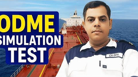  ODME Simulation Test on Tanker 