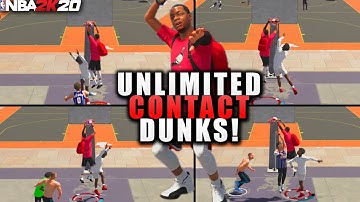 99 Overall Slasher Got The Most Contact Dunks In One Game! NBA 2K20 Park Gameplay