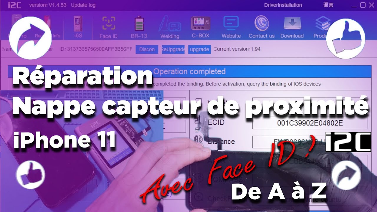 Écouteur Interne IPhone 15 Avec Nappe Assemblée - Compatible A3090 A2846, Neuf