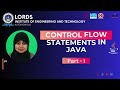 "Java Control Flow Essentials: Boost Your Coding Skills! | Control Flow Statements in JAVA