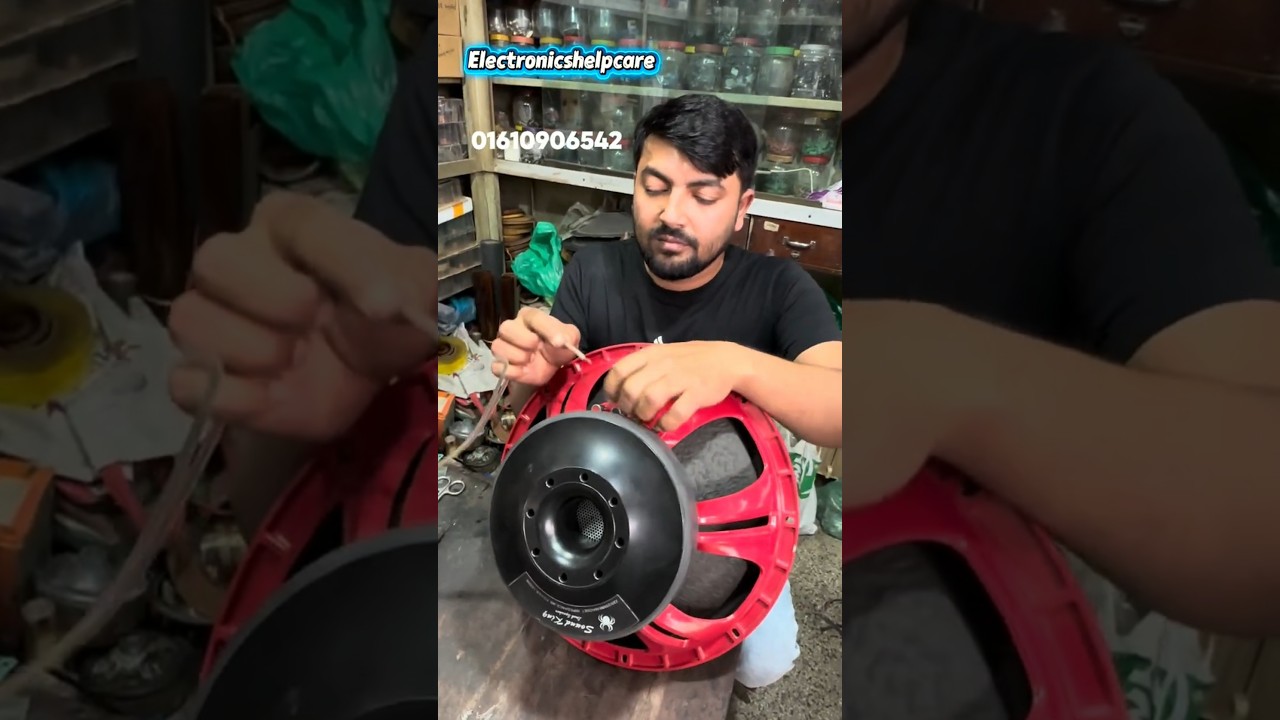 Speaker repair near me #speaker #speakercoil #speakerrepair #diyspeaker #speakertest #speakercraft