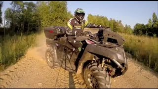 квадроцикл CFMOTO X8  2012 с установленным EPS (часть №1)