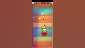Cut The Rope Experiments Getting Started 3 stars walkthrough LEVEL 1-4