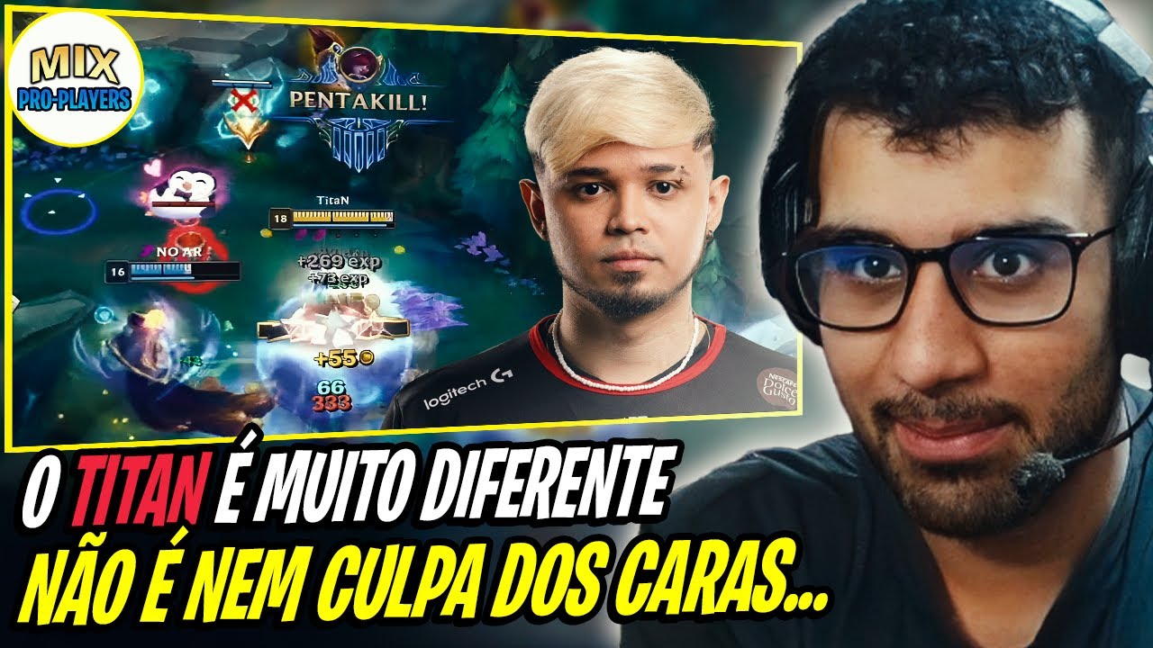 ABSOLUT REAGINDO AO TITAN e BULINHAS NO MIX DE PRO PLAYERS - JOGO 1 ...