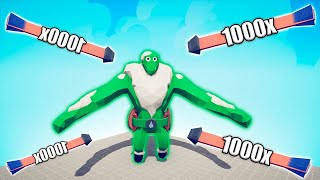 ZOMBIE GIANT vs 2x 1000x OP UNITS  TABS | Totally Accurate Battle Simulator 2024