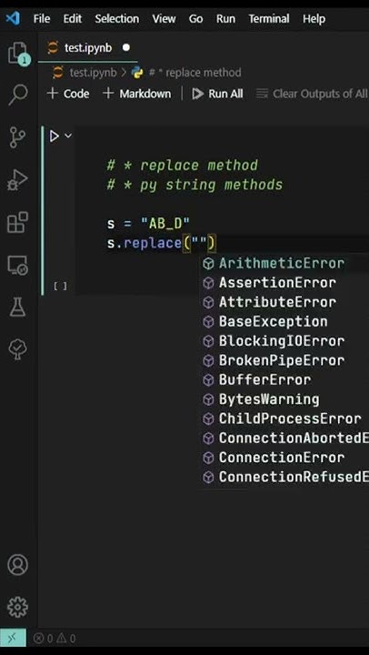 replace Method - Python String Methods - YouTube