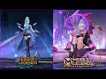 Mobile Legends VS League Of Legends Wild Rift Heroes And Skins Comparison