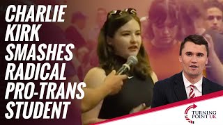 Charlie Kirk Shuts Down Pro-Trans Student's Argument with Logic and Reason