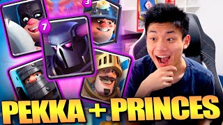 CRIEI UM NOVO DECK DE PEKKA DOUBLE PRINCE COM EXECUTOR!! CLASH ROYALE