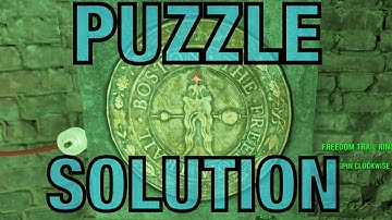 Fallout 4 - Freedom Trail Ring Puzzle