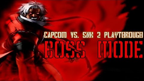 Capcom vs. SNK 2: Yamazaki & Iori Playthrough (Boss Mode) (PS2)
