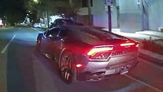 Driver in Stolen Lamborghini Huracan Crashes During High-Speed Police Pursuit in L.A.