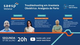 SAESP Webinar | Troubleshooting em Anestesia Obstétrica: Analgesia de Parto
