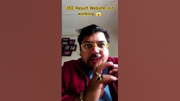 ❌❌JEE Result Page Not Working #shorts #jee #jee2024 #jeemains #iit #iitjee #jeeresults #jeeresult