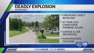43-year-old dead after Somerset garage explosion
