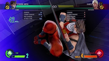 Marvel vs. Capcom: Infinite - Strider 6.6k 1 bar Excalibur loop combo
