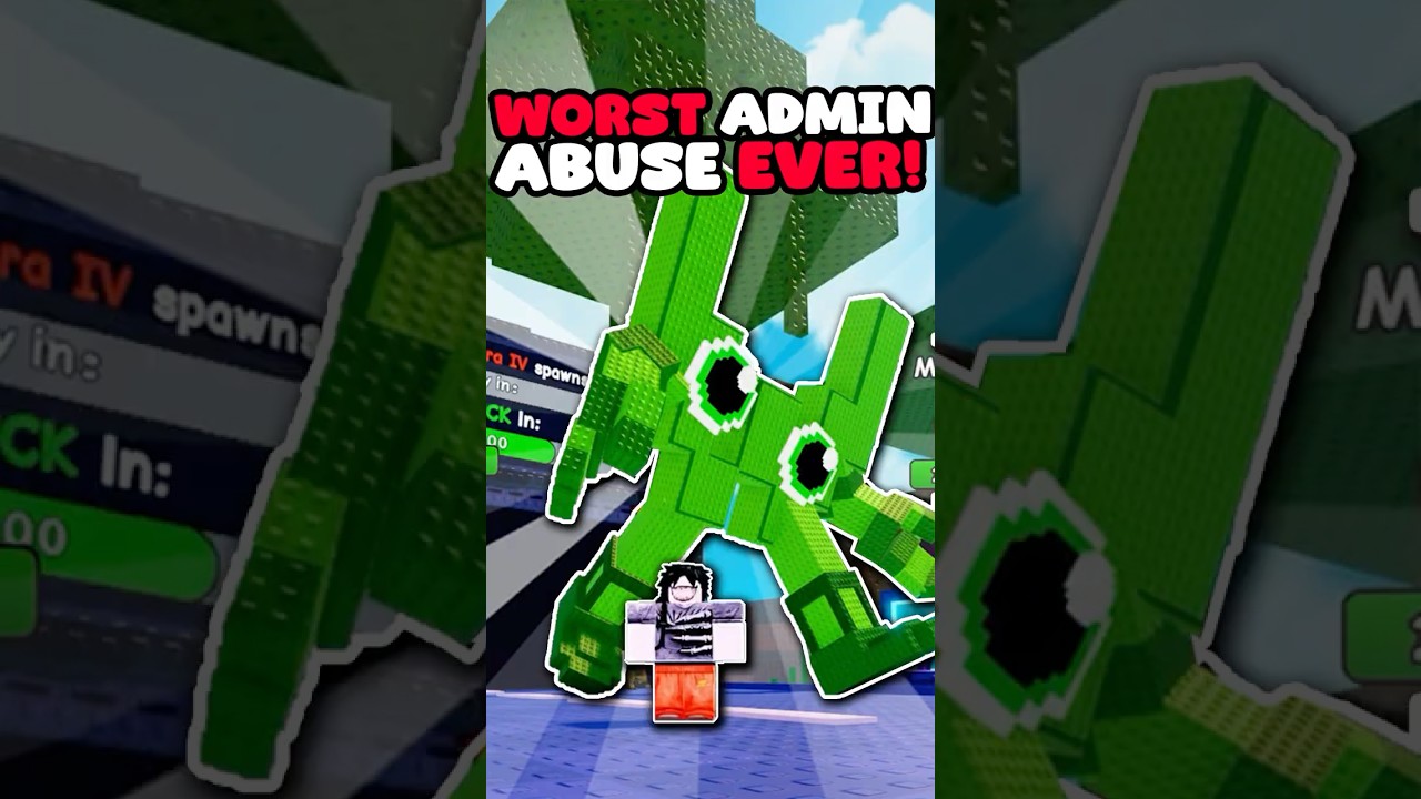 THE WORST ADMIN ABUSE IN PLANTS VS BRAINROTS