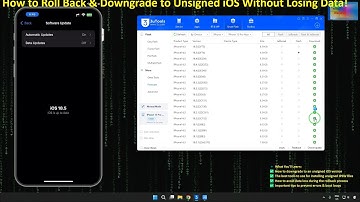 How To Roll Back & Downgrade to Unsigned iOS Without Losing Data | Install Unsigned IPSW on iPhone✅