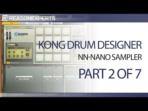 Kong drum designer - reason beginners guide - part 2 of 7