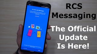 Official RCS Messaging RollOut - The Update You've Been Waiting For