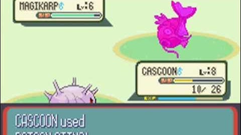 Pokemon Sapphire Part 11- Cascoon V.S. Silcoon