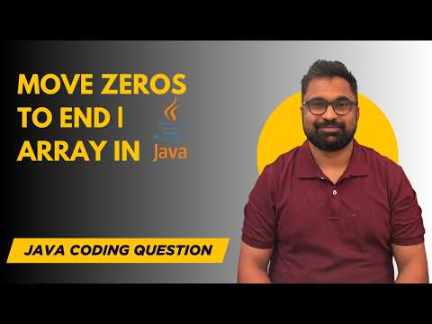 Move Zeros to End (Brute Force Approach) | Java Solution Explained Step-by-Step