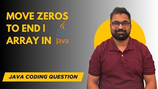 Move Zeros to End (Brute Force Approach) | Java Solution Explained Step-by-Step