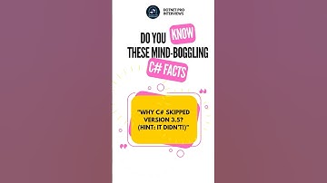 Why C# Skipped Version 3.5 – The Hidden Story Behind the Versioning