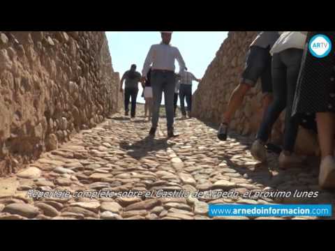 Visita a las obras del Castillo de Arnedo