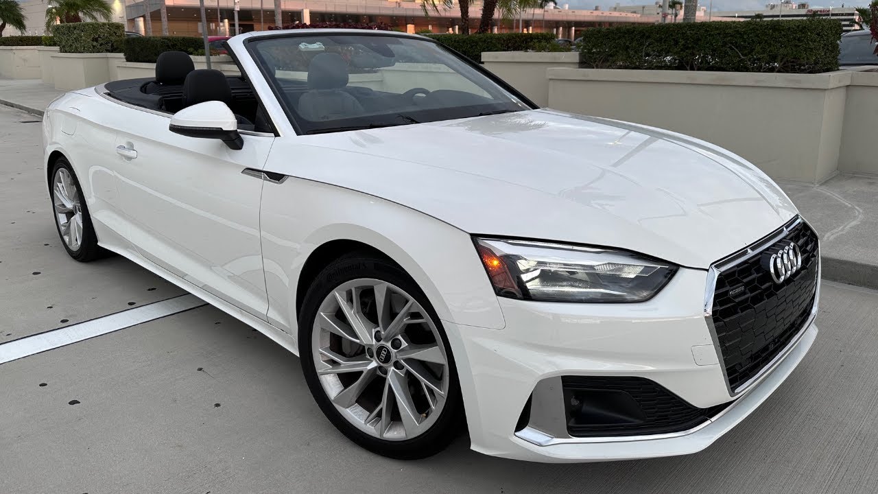 Audi A5 convertible from National Car Rental Orlando (MCO) Airport